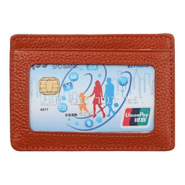 T4U Leather Minimalist Card Wallet - RFID Blocking