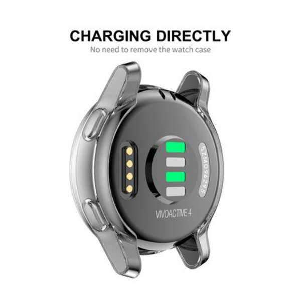 ENKAY TPU Cover with Screen Protector for Garmin Venu 2S / Vivoactive 4S