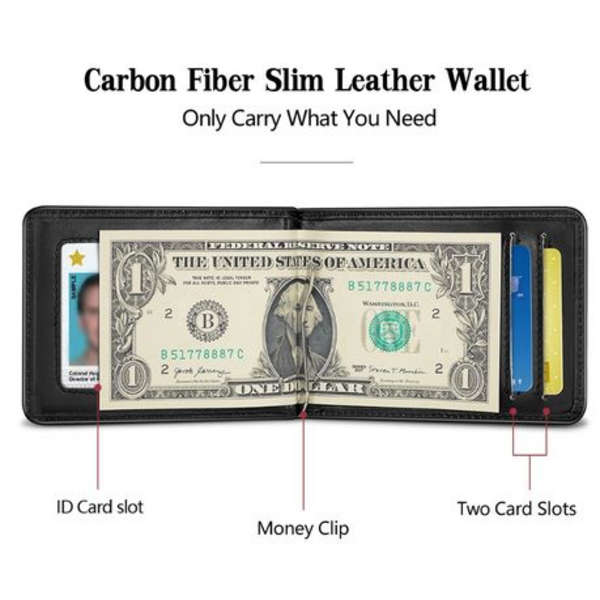 New-Bring RFID Blocking Minimalist Wallet