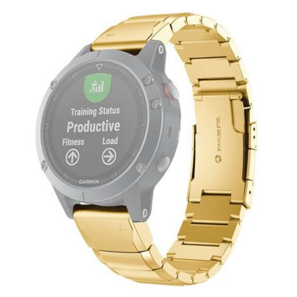 5by5 Stainless Steel Quick Release Strap for Garmin 22mm