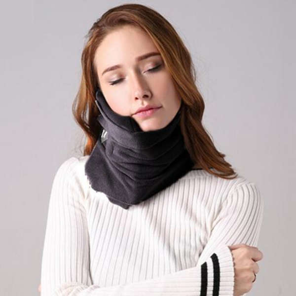Ergonomic Travel Pillow - Black