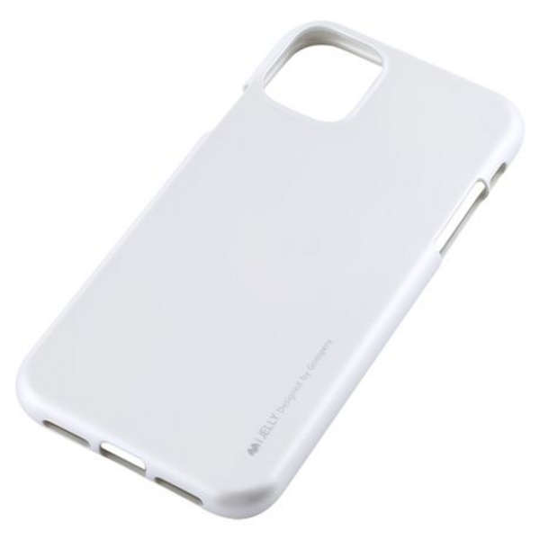 Goospery i-Jelly Cover with Metallic Finish for Apple iPhone 11 6.1" - Silver White