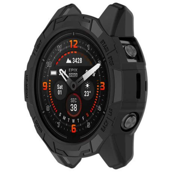 TPU Protective Cover for Garmin Epix Pro 42mm / Fenix 7S / 7S Pro (Black)