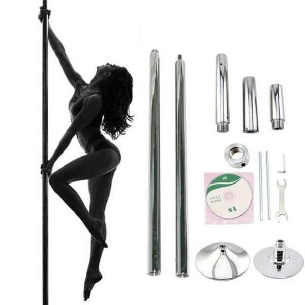 Chrome Pro Dancing Fitness Pole (Chrome)