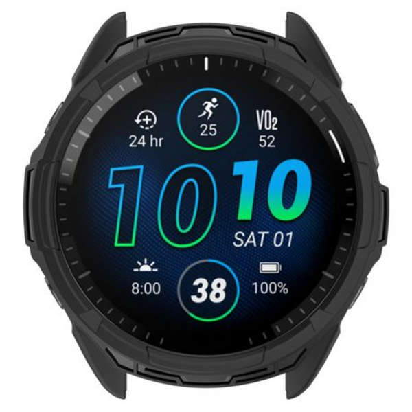 TPU Protective Cover for Garmin Forerunner 965 (Black)