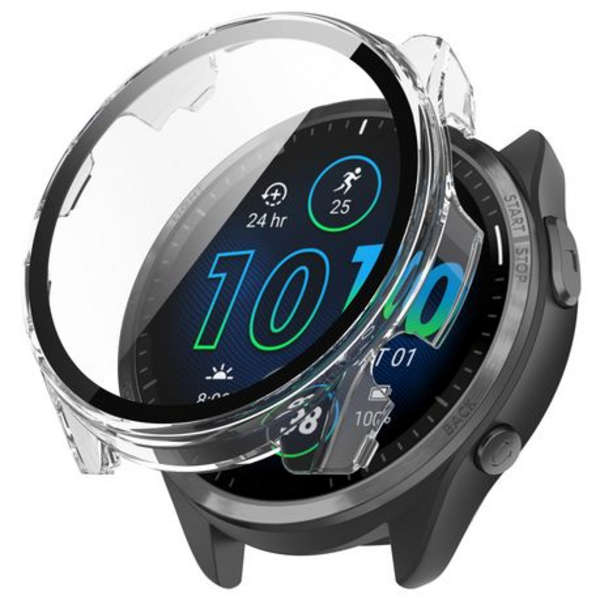 TPU Cover with Integrated Screen Protector for Garmin Forerunner 965
