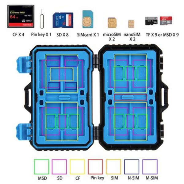 Puluz 27 in 1 Memory Card Case