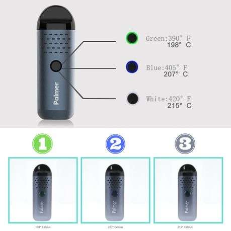Anlerr Palmer Dry Herb Vaporizer - 10000 mAh (Grey)