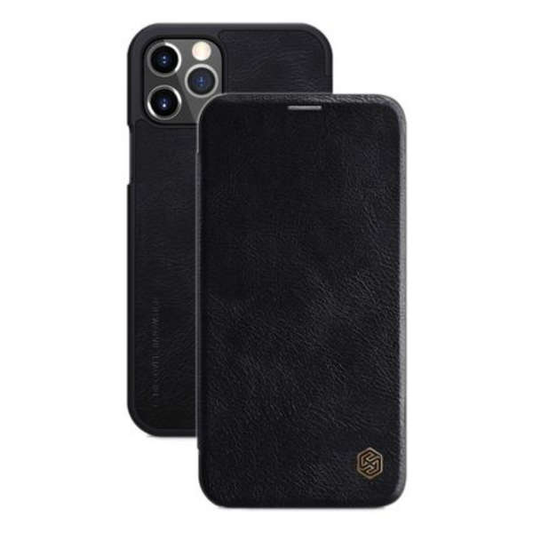 Nillkin Qin Series Leather Card Cover for Apple iPhone 12 Pro MAX (Black)