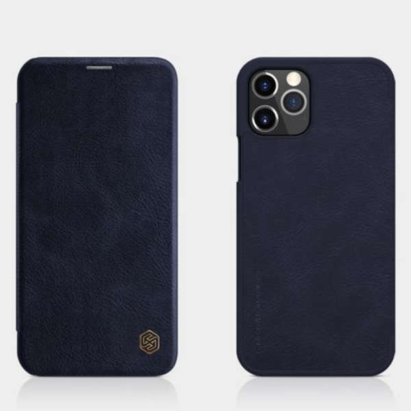 Nillkin Qin Series Leather Card Cover for Apple iPhone 12 Pro MAX (Blue)