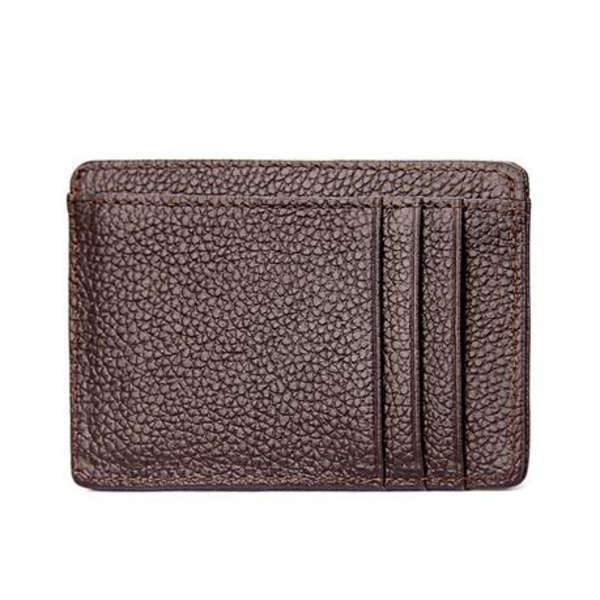 T4U Leather Minimalist Card Wallet - RFID Blocking