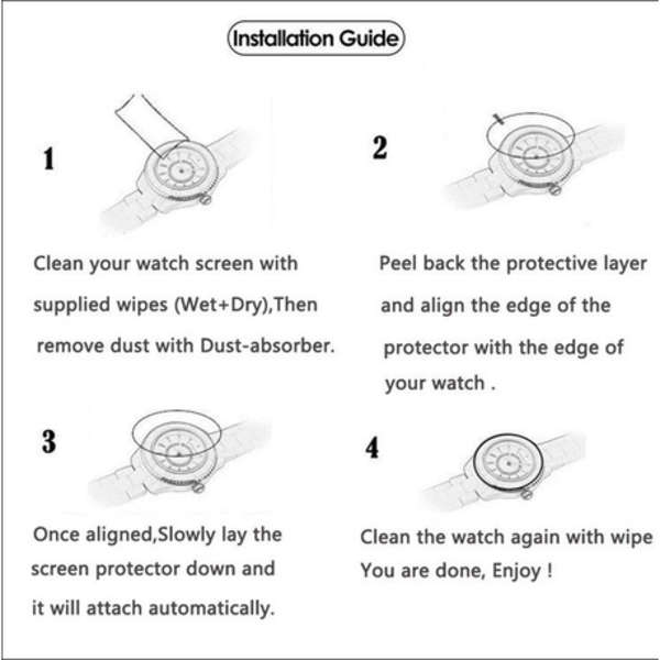 2 Pack - Glass Screen Protector - Garmin Instinct