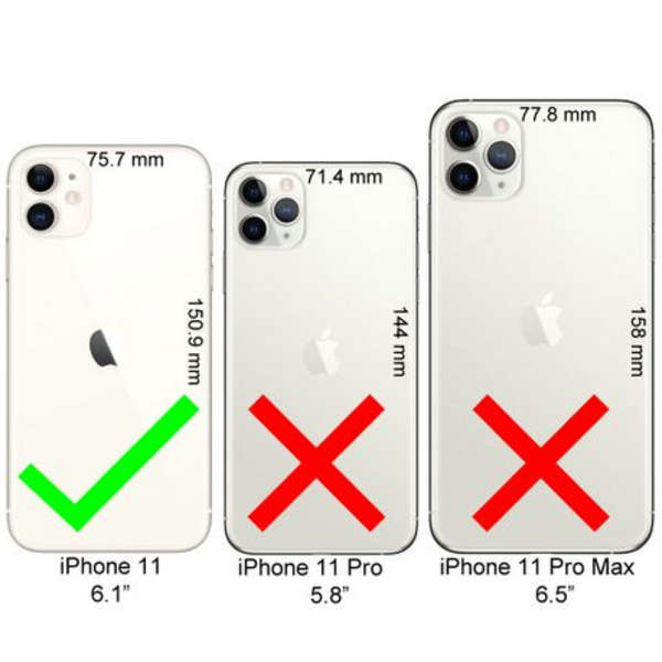 Goospery i-Jelly Cover with Metallic Finish for Apple iPhone 11 6.1" - Silver White