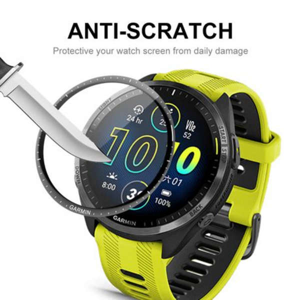 2x ENKAY Acrylic Screen Protectors with 3D Edge for Garmin Forerunner 965
