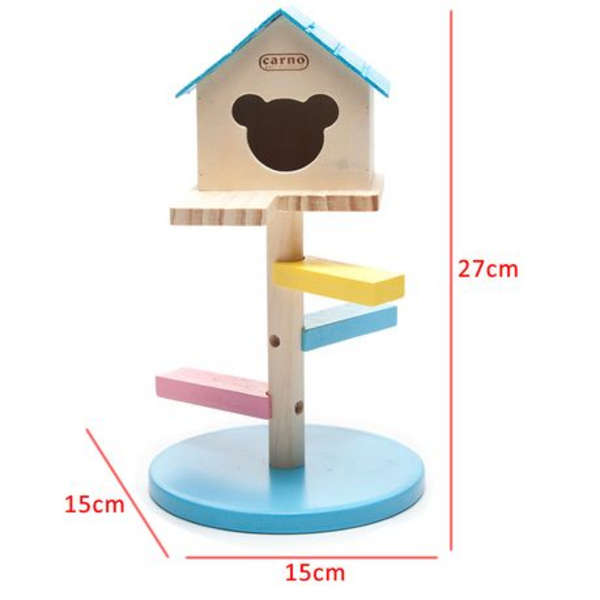 Carno Wooden Hamster House with Steps