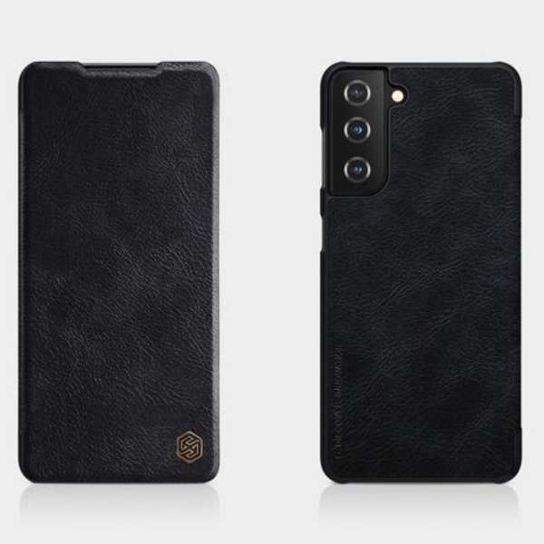 Nillkin Qin Series Leather Card Cover for Samsung S21 PLUS 6.7" (Black)