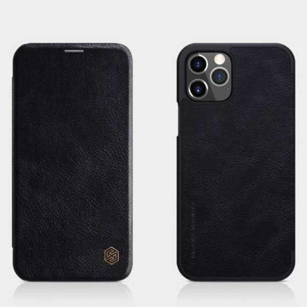 Nillkin Qin Series Leather Card Cover for Apple iPhone 12 Pro MAX (Black)