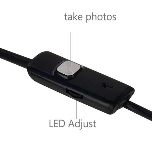 5by5 Waterproof Endoscope/Borescope 8mm Lens,5m Length-Android OTG &amp; Widows