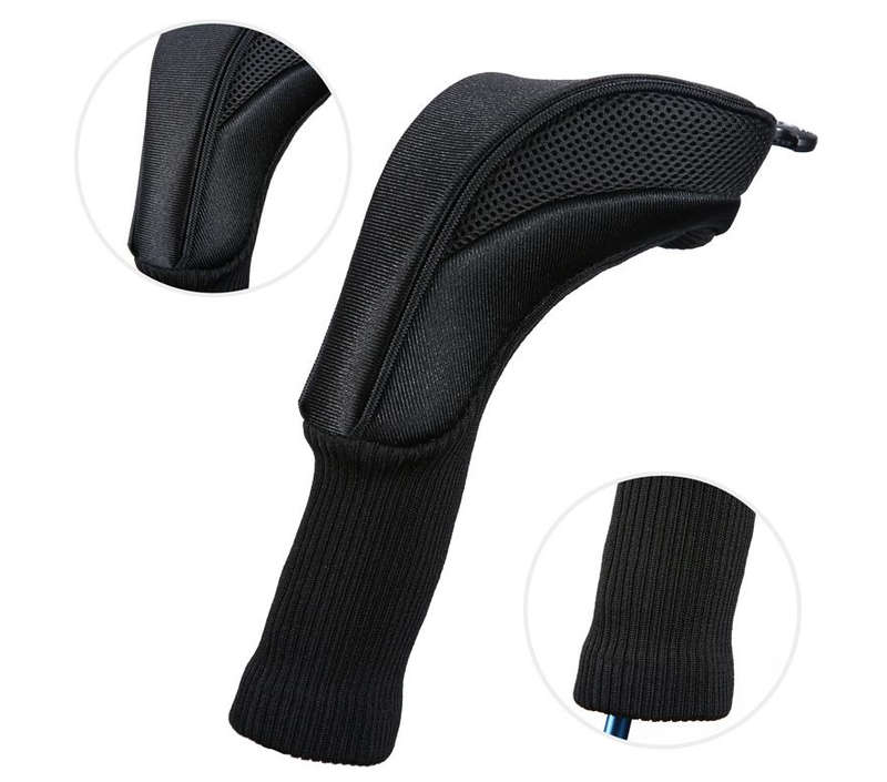 Golf Head Covers 3 Piece - Black