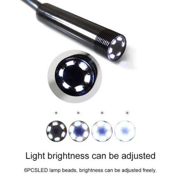 5by5 Waterproof Endoscope/Borescope 8mm Lens,5m Length-Android OTG &amp; Widows