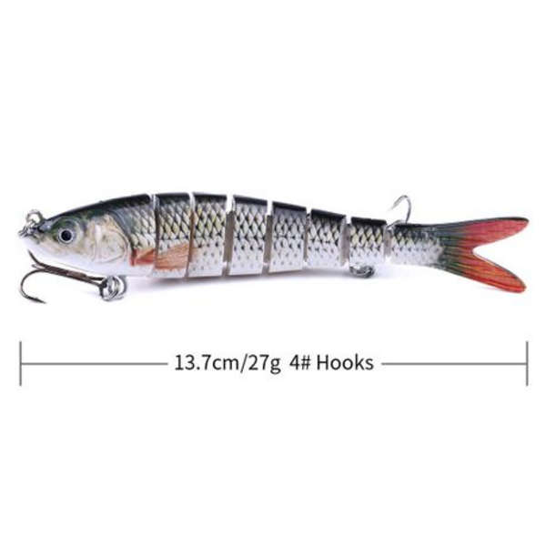 Luya Knotty 3pcs Plastic Lure (13.7cm)
