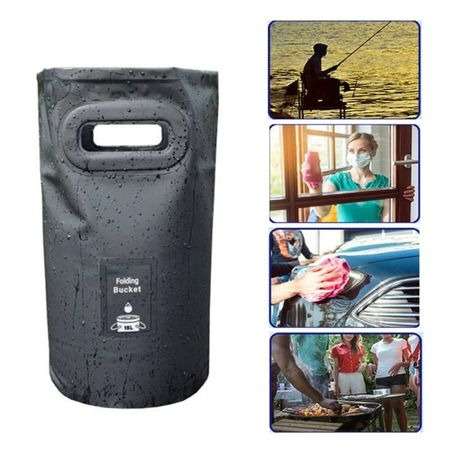 PVC Water Bucket Collapsible (Capacity: 20 litres)