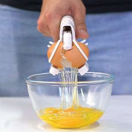 Egg Shell Cracker And Egg White Separator
