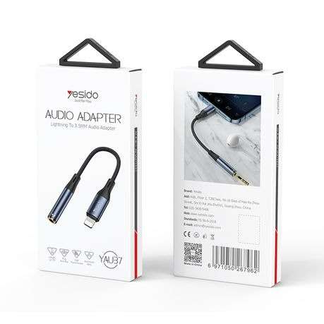 Yesido Lightning to AUX 3.5mm Adapter YAU37
