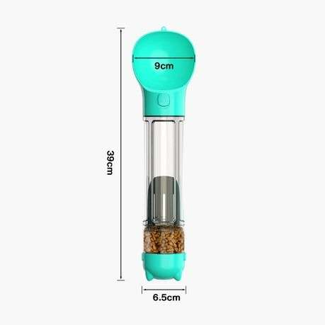 4 in 1 Portable Pet Water Feeder for Small Dogs and Cats