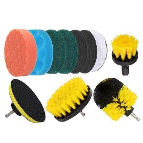 12 Pieces Drill Brush and Cleaning Set