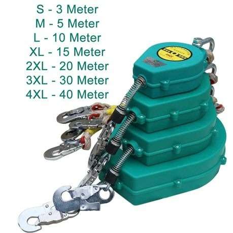 Self Retracting Lifeline Fall Arrester 150kg (Select Length)