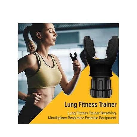 Lightweight Lung Exerciser Silicone Breathing Exercise Device for Adults