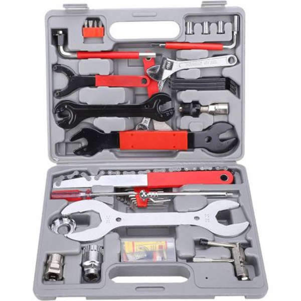 44 Piece Bicycle Tool Kit with 10 Piece Cleaning Kit