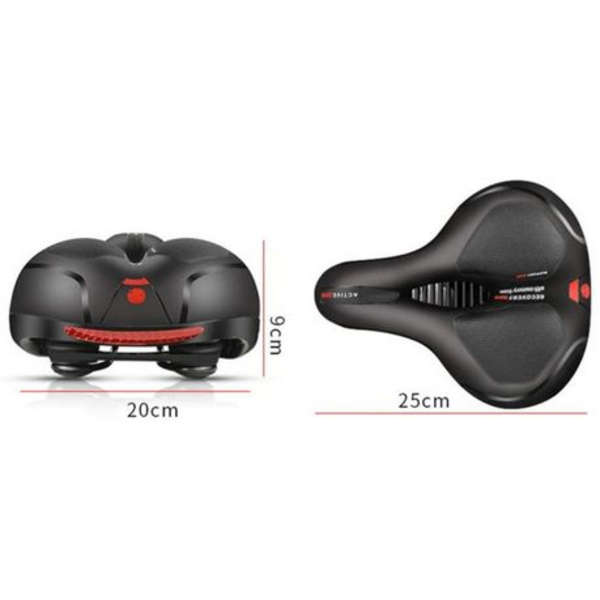 Bike Saddle Memory Foam Padded Oversized