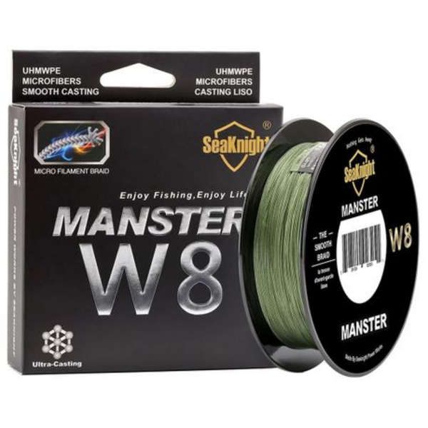 SeaKnight W8 8 Strand Braided Line 300M-Low-vis Green (Line 4.0)