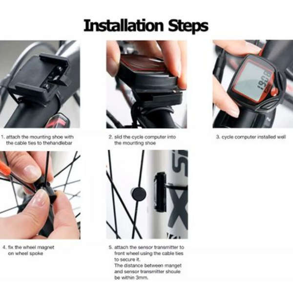 Cycling Computer &amp; Bike Rack Combo