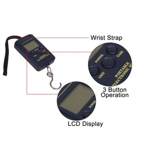Portable Electronic Scale - 40kg