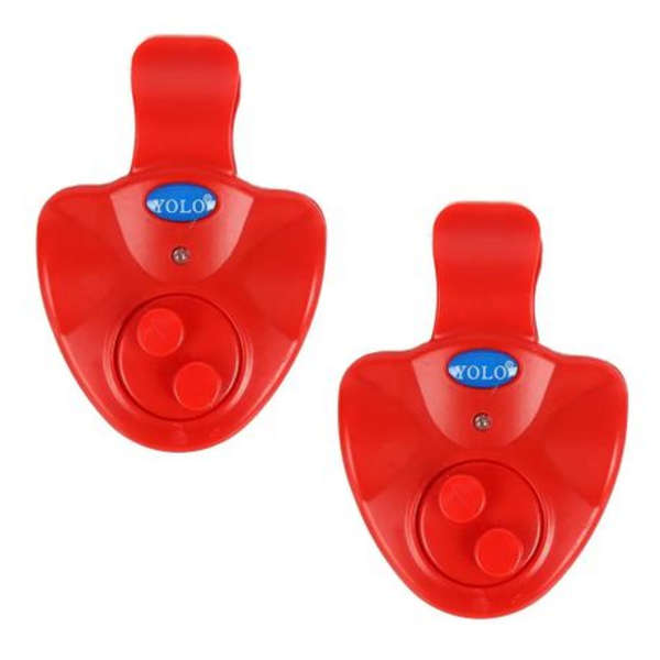 2pcs Electronic Fish Bite Alarm with Siren &amp; LED Light