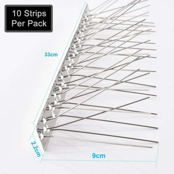10pcs Stainless Steel Bird Spikes (33cm each length)