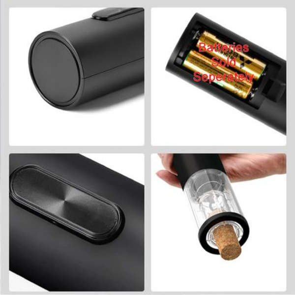 Electric Wine Opener Corkscrew with Foil Cutter