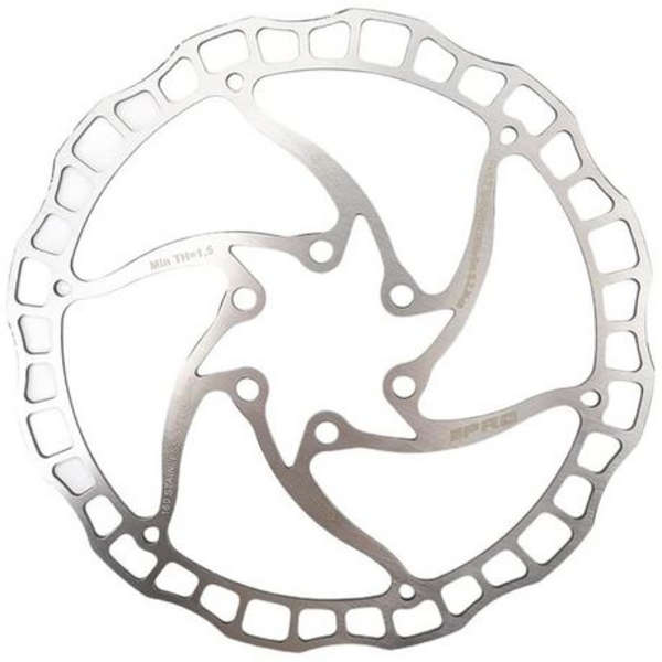 IIIPRO 180mm 6-Bolt Bicycle Disc Brake Rotor (Select Colour) - 2 Pack