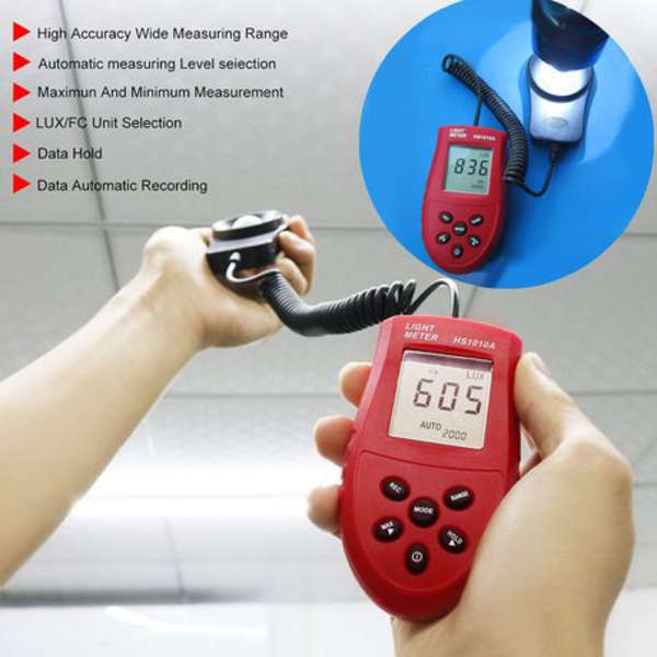 Portable Handheld LCD Digital Light Meter Luxmeter