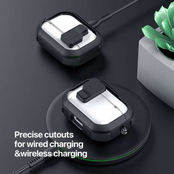 Dux Ducis TPU+PC Case &amp; Carabiner for Apple AirPods Pro 2 (PECN Series)