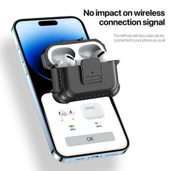 Dux Ducis TPU+PC Case with Carabiner for Apple Pods 3 (PECG Series)