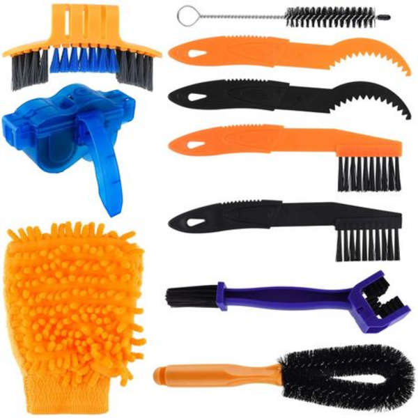44 Piece Bicycle Tool Kit with 10 Piece Cleaning Kit