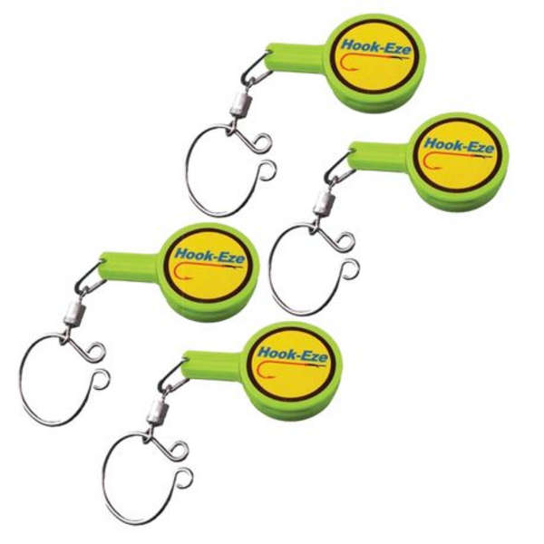 4pcs Hook-Eze - Fishing Knot Tying Tool (Green)
