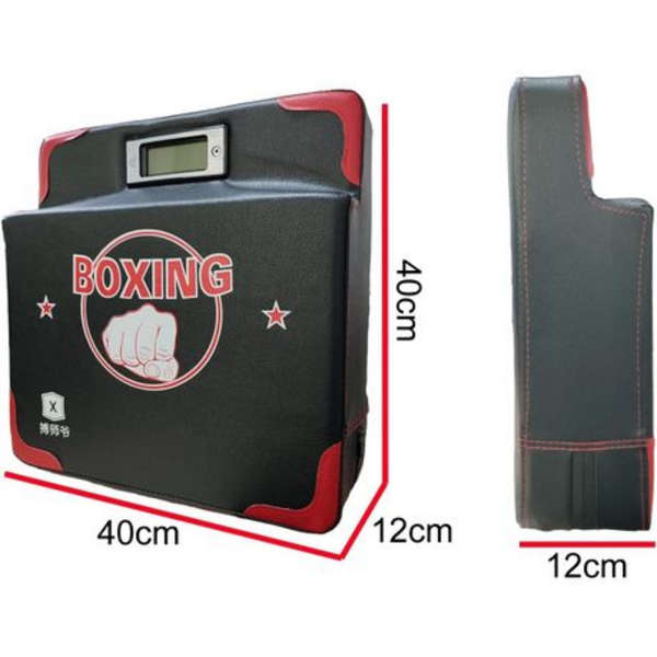 Boxing Punch Force Testing Pad with LCD (40cm x 40cm x 12cm)