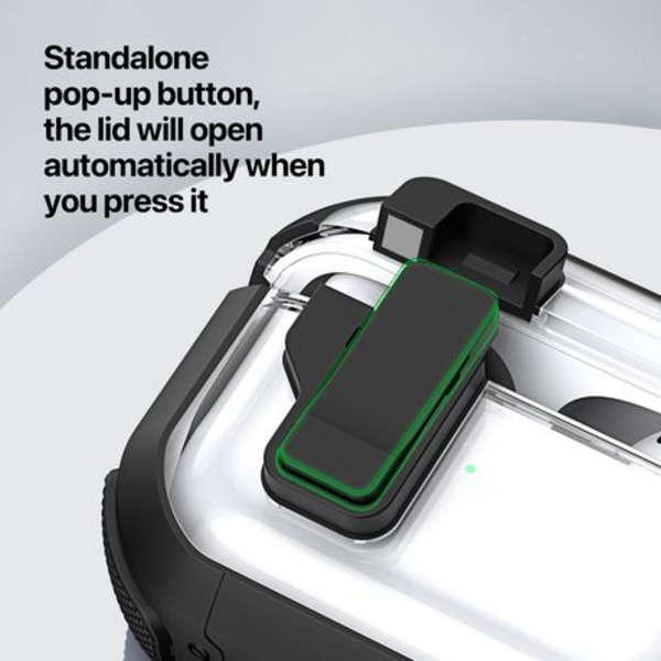 Dux Ducis TPU+PC Case &amp; Carabiner for Apple AirPods Pro 2 (PECN Series)