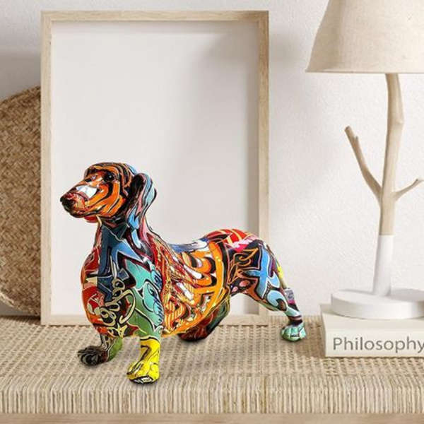 Dachshund Resin Ornament - Large - (21.5x38x13.5cm)