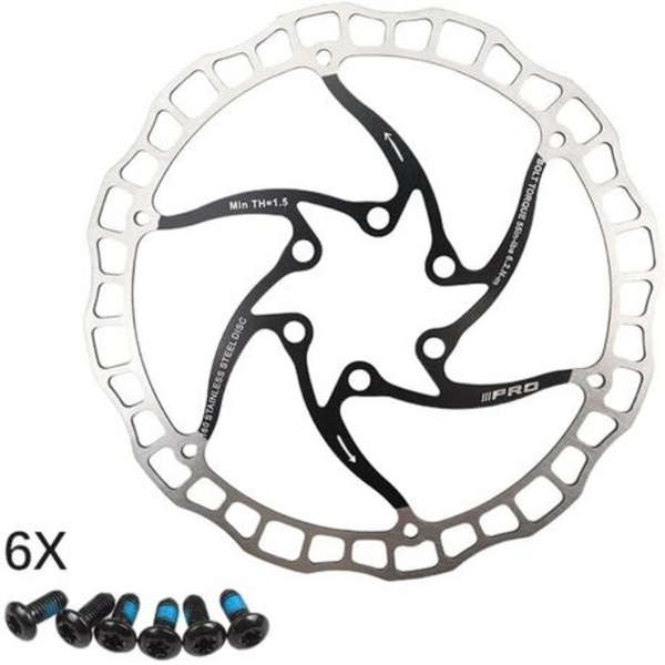 IIIPRO 180mm 6-Bolt Disc Brake Rotor